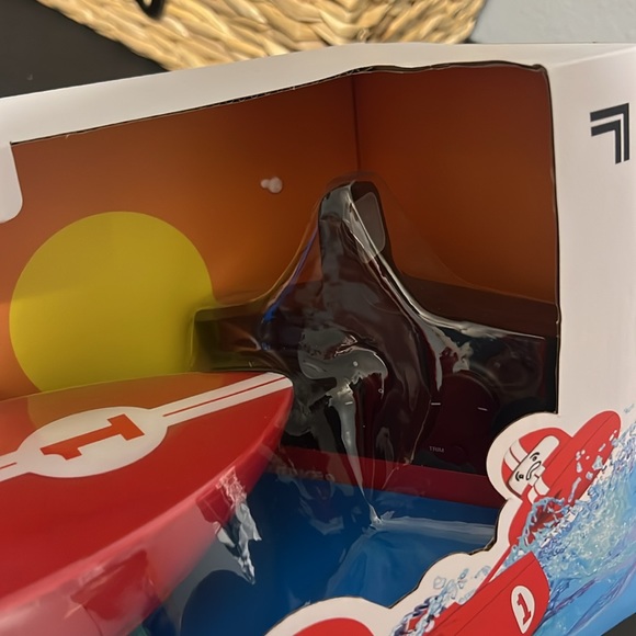 Sharper Image Wave Rage Remote Control Speedboat - Red and White - Picture 2 of 4